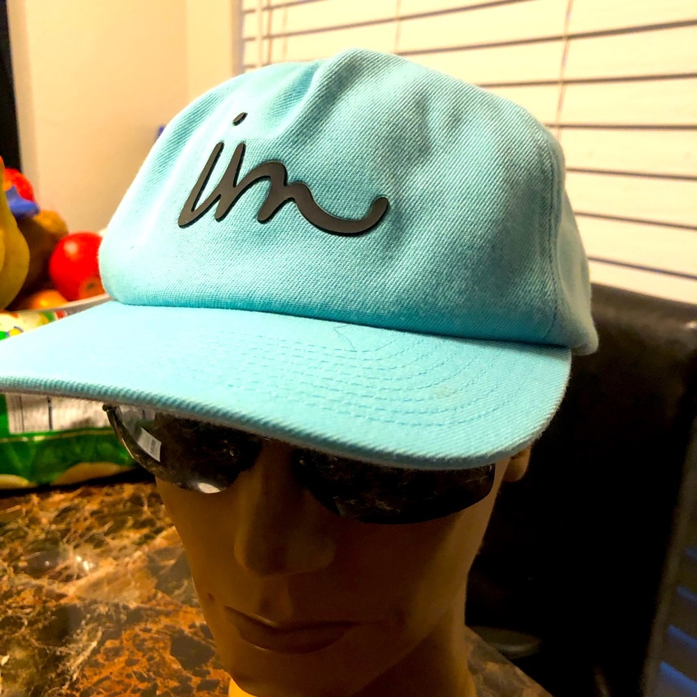 IM Imperial Motion Snapback Hat Mens Teal Blue Adjustable Baseball Cap